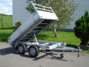 Remorque basculante hydraulique