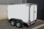 Remorque fourgon double essieux