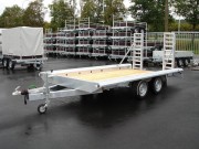 Remorque plateau porte engin