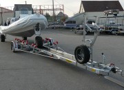 Remorque porte bateau petites quilles 960 kg