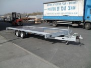 Remorque porte engin grand plateau