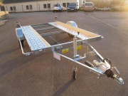 Remorque porte voiture - PTAC : 1300 kg - Dimension : 3.65 x 1.85 m