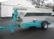 Remorque viticole élévatrice à vis