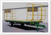 Remorques à plateaux fourragers semi-portés