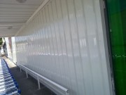 Rénovation peinture abri chariots supermarchés