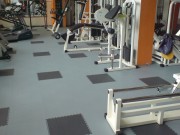 Revêtement sol PVC salle musculation