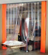 Rideau à lanières souple et thermique