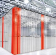 Rideaux et porte à lanières en PVC souple