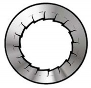 Rondelle striée en inox