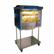 Rôtissoire électrique à balancelles 7.5 kW - 5 broches - Capacité 15 poulets 