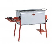 Barbecue au charbon de bois en inox