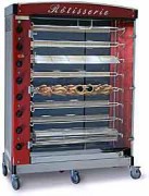 Rôtissoire professionnelle électrique ou à gaz - Capacité de 24 à 56 poulets