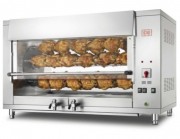 Rôtissoire planétaire 9.5 kW - 4 à 8 broches - Capacité de 24 à 48 poulets