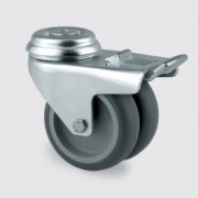 Roulette à moyeu lisse pour appareil