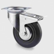 Roulette à pivot sur double chemin de billes