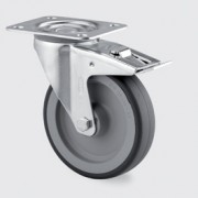 Roulette de manutention en acier