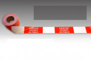 "Rubalise plastique ""chantier interdit au public"" - 100 m"