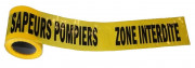 "Rubalise ""Sapeurs Pompiers Zone interdite"" - 250 m"