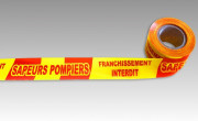 "Ruban de signalisation ""sapeurs-pompiers"" - 250 m"
