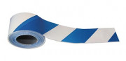 Ruban de signalisation bleu et blanc - 100 m ou 250 m - 35µm
