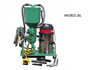 Sableuse mobile en circuit fermé - Capacité 20 ou 40 L