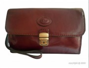 Sacoche en cuir avec serrure