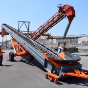Convoyeur sauterelle agricole - Longueur jusqu'à 30 m - Débit 300 t/h