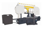 Scie à ruban à deux colonne semi-automatique