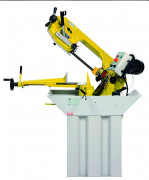 Scie à ruban à transmission par réducteur à pignons