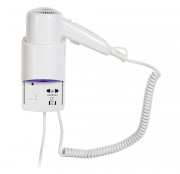 Sèche-cheveux avec support mural