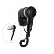 Sèche-cheveux mural type pistolet 1200 w