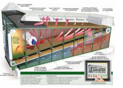 Séchoir continu à grains horizontal - Pour orge, blé et maïs - Capacité d'approvisionnement de 3 à 58 t/h - Flux mécanique