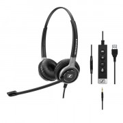 Sennheiser SC 665 USB UC Duo - Casque PC - IP / Softphone