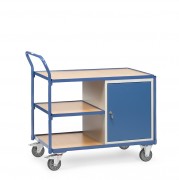 Servante d'atelier 3 plateaux en bois - Charge 300 kg