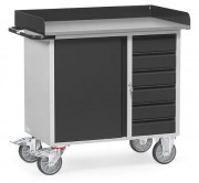 Servantes d'atelier avec placard de rangement - Charge 400 kg