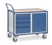 Servante d'atelier 4 tiroirs - 1 placard - Charge 300 kg