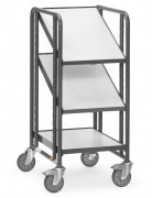 Servante ESD à bac euro avec 2 plateaux inclinables