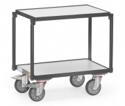 Servante ESD pour bacs avec 2 plateaux