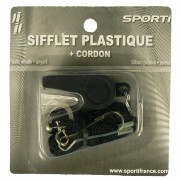 Sifflet plastique d'arbitrage