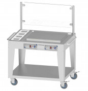 Stand ambulant à plaque à snacker