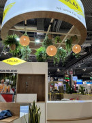 Stand végétal d'exposition sur mesure