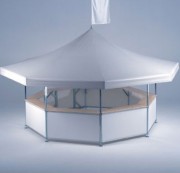 Stand octogonal pliable