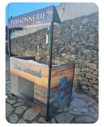 Stand pliable pour restauration ambulante - Structure en alu