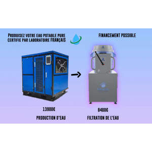 Station d'eau atmosphérique 250 L//jour