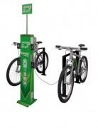 Station de réparation et recharge pour vélos électriques