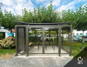 Abri solaire de recharge pour vélos électriques