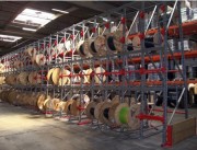 Rack de stockage bobines et tourets ?600 à ?1400 mm - Ht. 3500 à 5500 mm