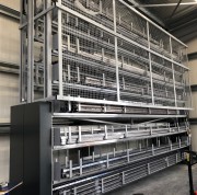 Stockeur rotatif pour profilés et tubes