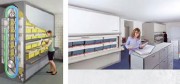 Stockeur rotatif vertical automatique pour documents