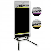 Stop trottoir pour menu restaurant - Dim. L60 x H150 cm